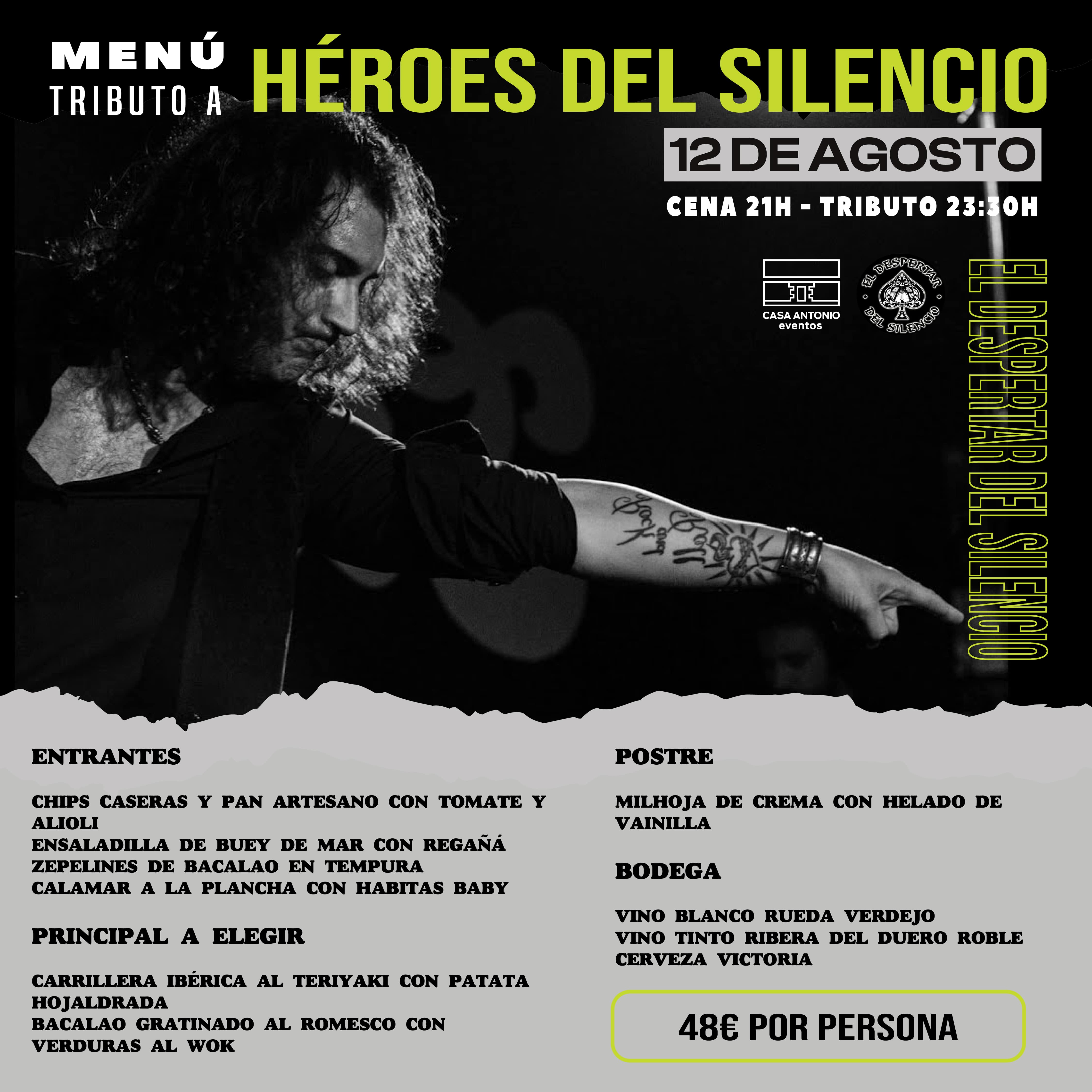 TRIBUTO HEROES DEL SILENCIO